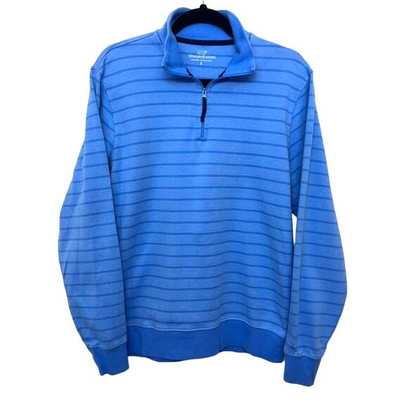 Vineyard Vines Blue Mens Sweater 100% Pima Cotton Size S - Picture 1 of 6